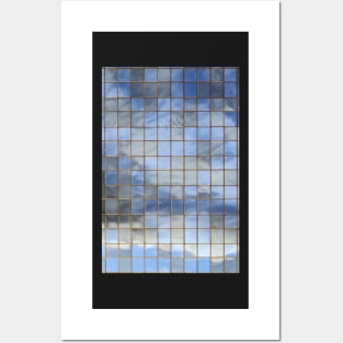 Blue & White In Windows Posters and Art